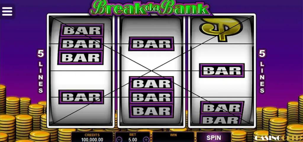 break da bank slot